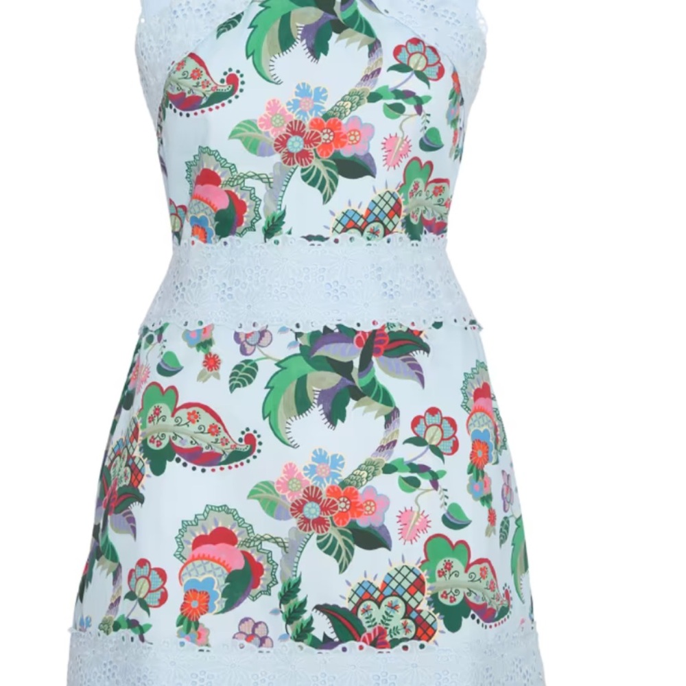 Hill House Tropical Floral Mini Dress